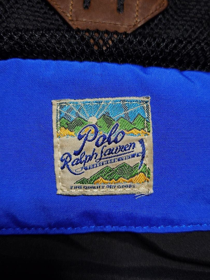 Polo Ralph Lauren Mountain Crossbody Bag Belt Bag Waist Bag Blue x Red Used