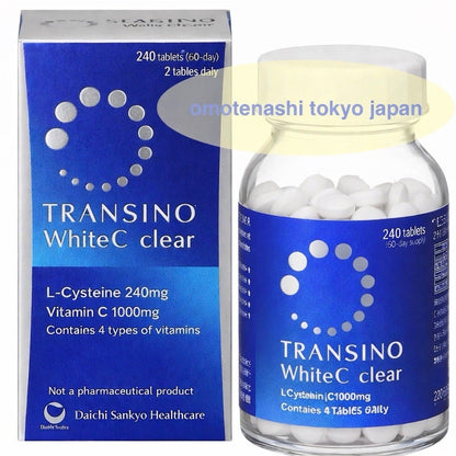 Transino White C clear L 240 tablets for 60days 2 bottle sets