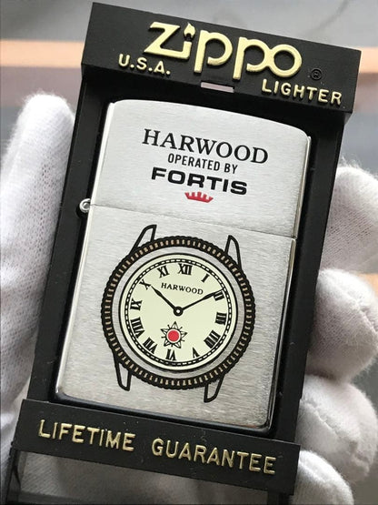 Zippo FORTIS HARWOOD Watch Made in 1992 Lighter