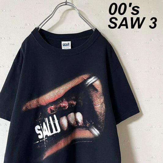 Vintage 00s SAW 3 Movie T-Shirt, Horror Movie S size