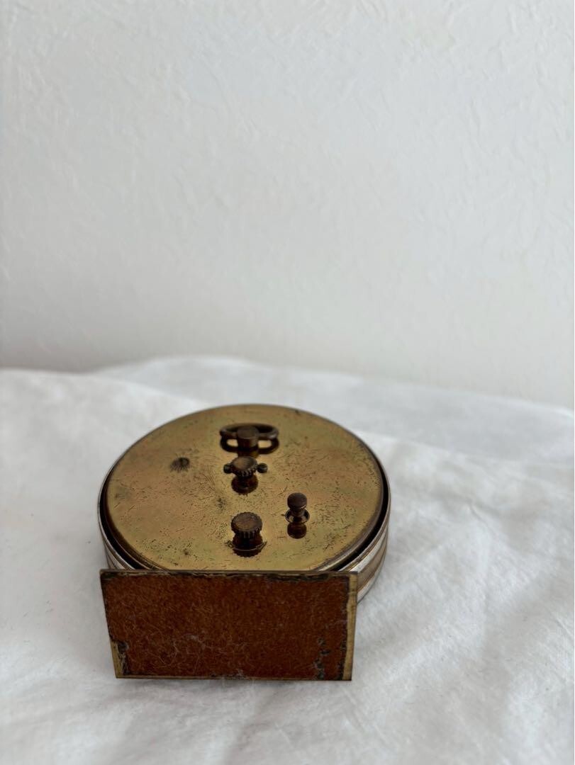 Showa Retro Diplomat Diplomat desk clock, antique.