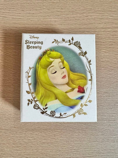 Disney TAKE-UP Princess Aurora Earrings Pink Gold K10 K18PG Asymmetrical Design