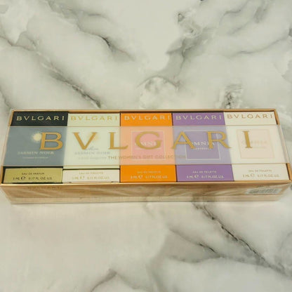 BVLGARI THE WOMEN’S GIFT COLLECTION EDP , EDT 5 miniature set 5ml unused