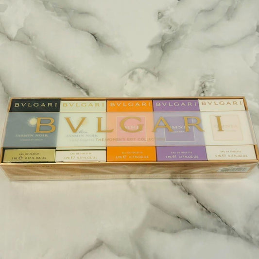 BVLGARI THE WOMEN’S GIFT COLLECTION EDP , EDT 5 miniature set 5ml unused