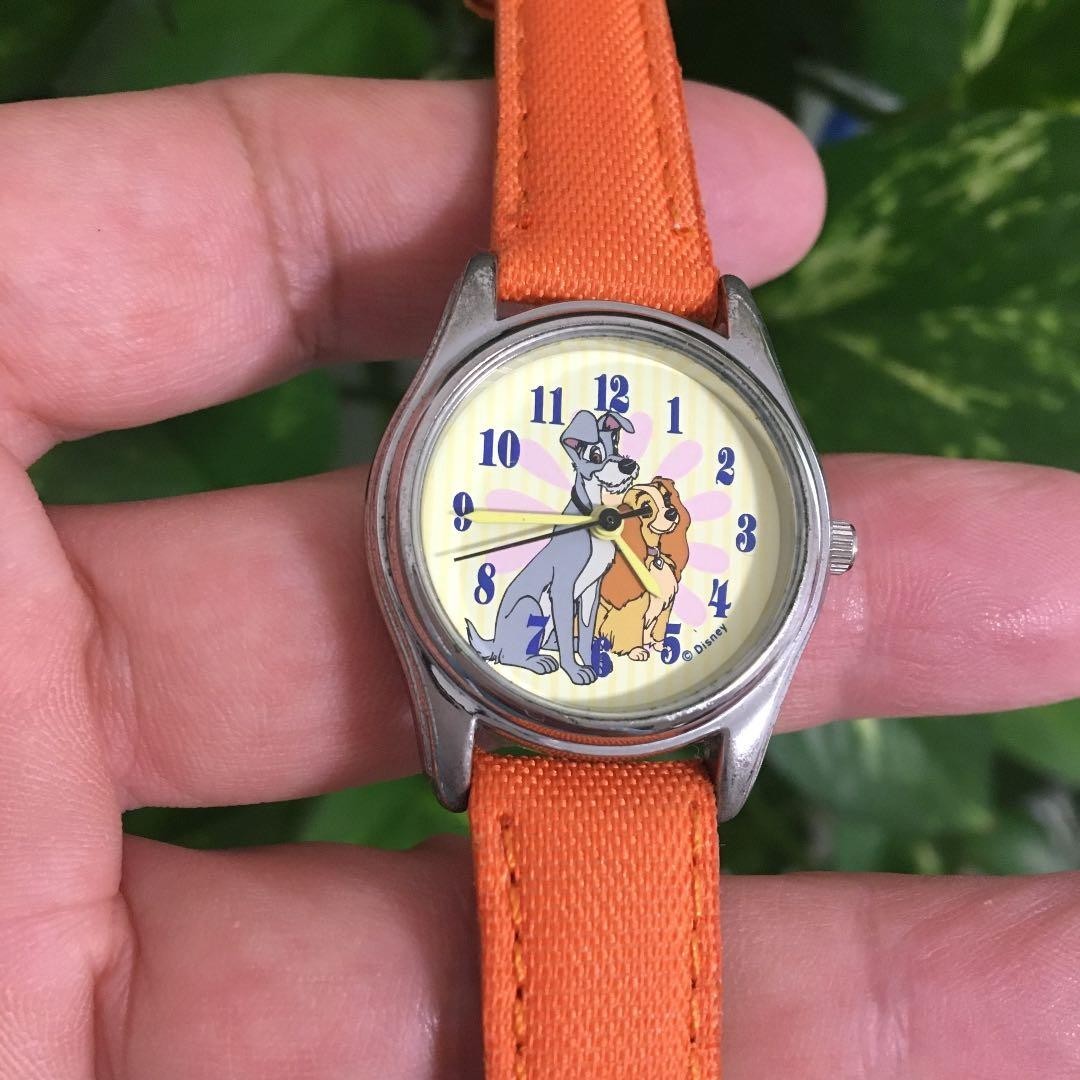 Rare Retro Disney Lady & Tramp Watch