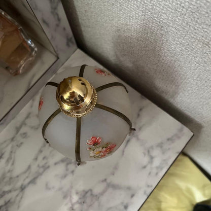 Chandelier-Style Glass Air Freshener Showa Retro Antique