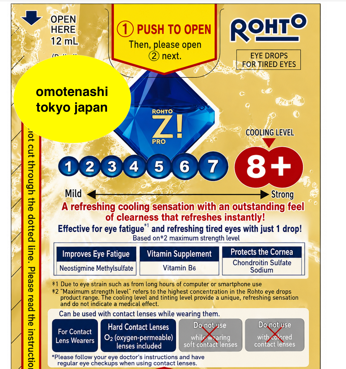 Rohto Cooling eyedrops Z! PRO 12mL Set Of 10