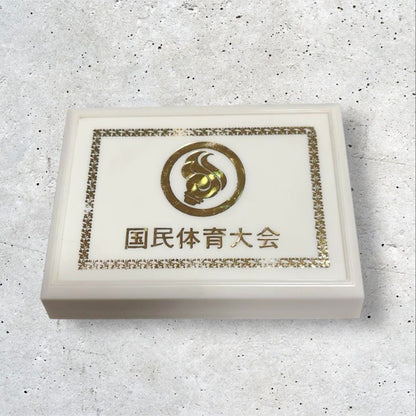 Japanese Vintage Rare Showa Retro 80s Kyoto Kokutai Anniversary Cuff Tie Pin
