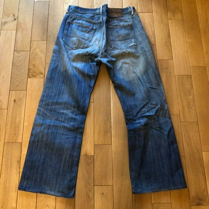 Ezra Fitch Denim Jeans 34x32 Rare Vintage Abercrombie&Fitch Near Unused Japan