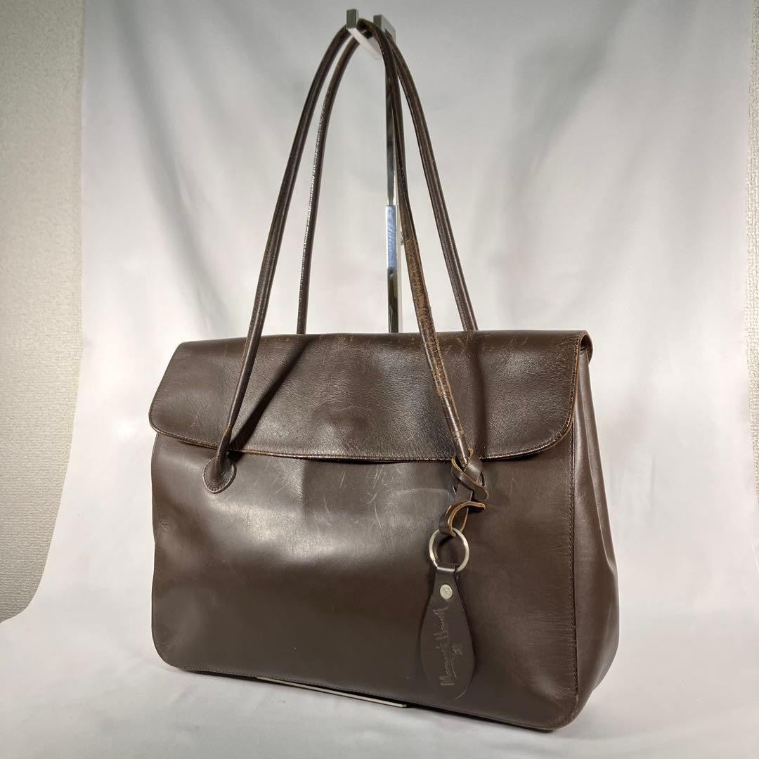 Margaret Howell Genuine Leather Tote Bag Women Rare Model LImited Edition VHTF P