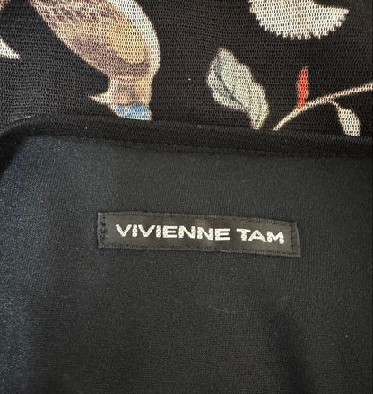 Vivienne Tam Floral Power Net Black Setup Polyester Size 38-40 Used