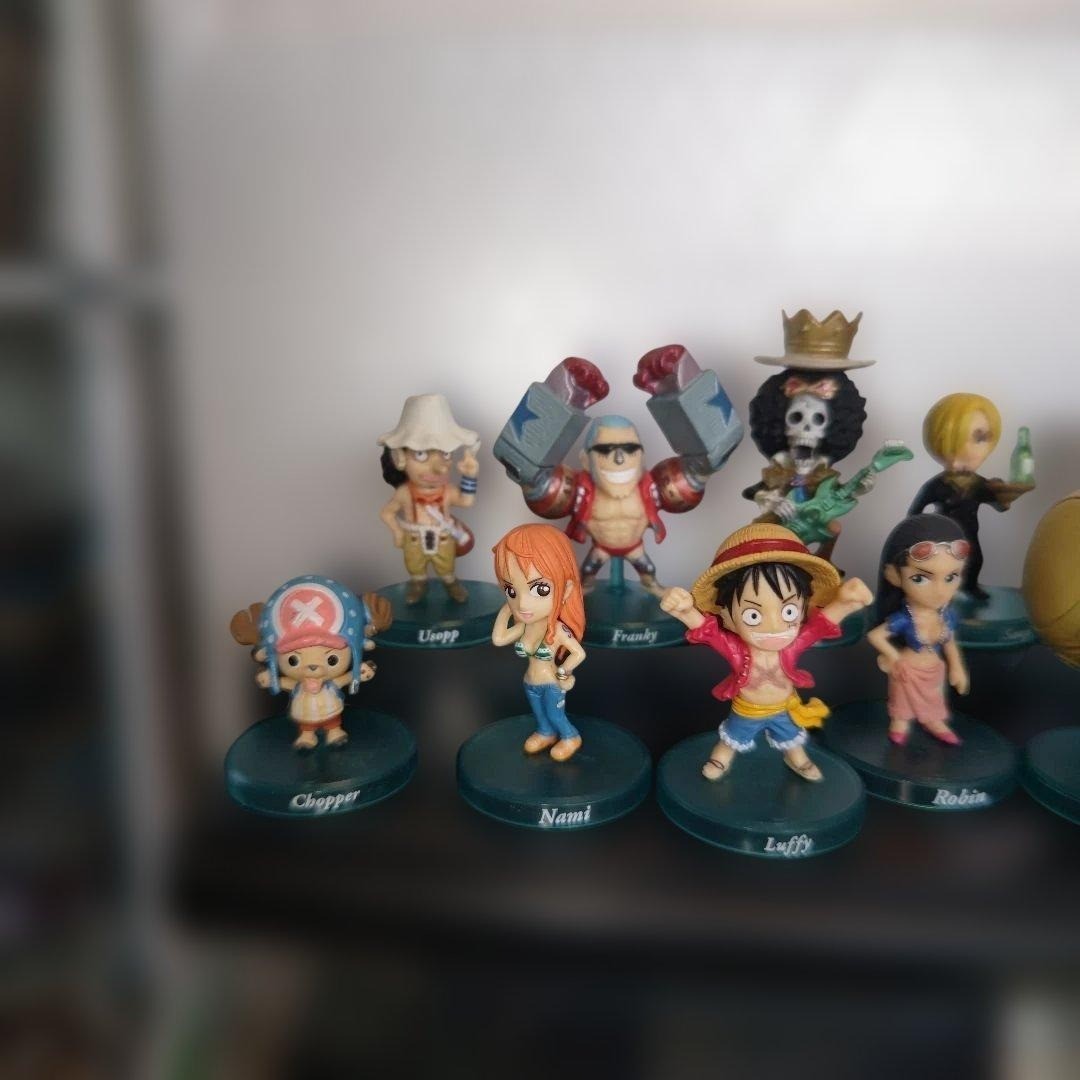 One Piece Figure Collection Lot 16 Piece Set Vintage Rare MultiSeries