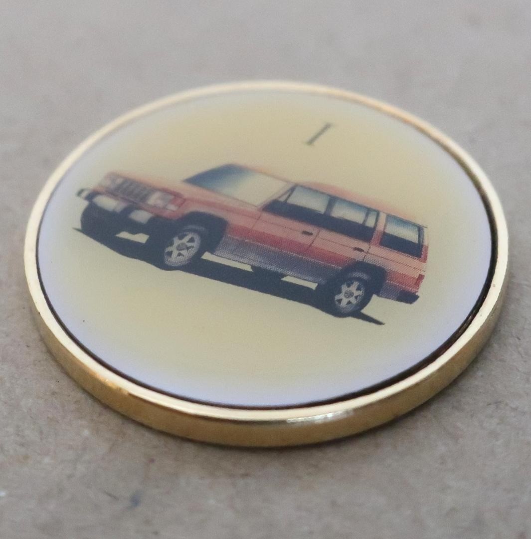 Vintage MITSUBISHI PAJERO Magnet Golf marker NEW "Super rare" from Japan