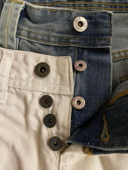 DOLCE&GABBANA Mens Vintage Distressed Denim Jeans Size 32 Italy Designer