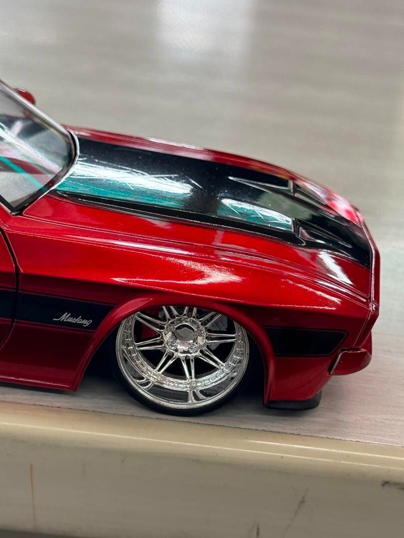 American Muscle Car Legend 1971 FORD MUSTANG MACH1 Diecast Model Car Scale