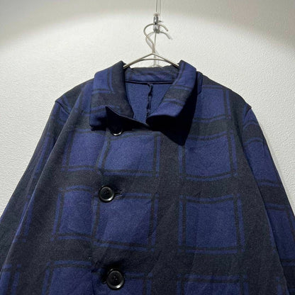 Y's Yohji Yamamoto 90s Blazer Irregular Check Tailored Jacket Shrunken Women's
