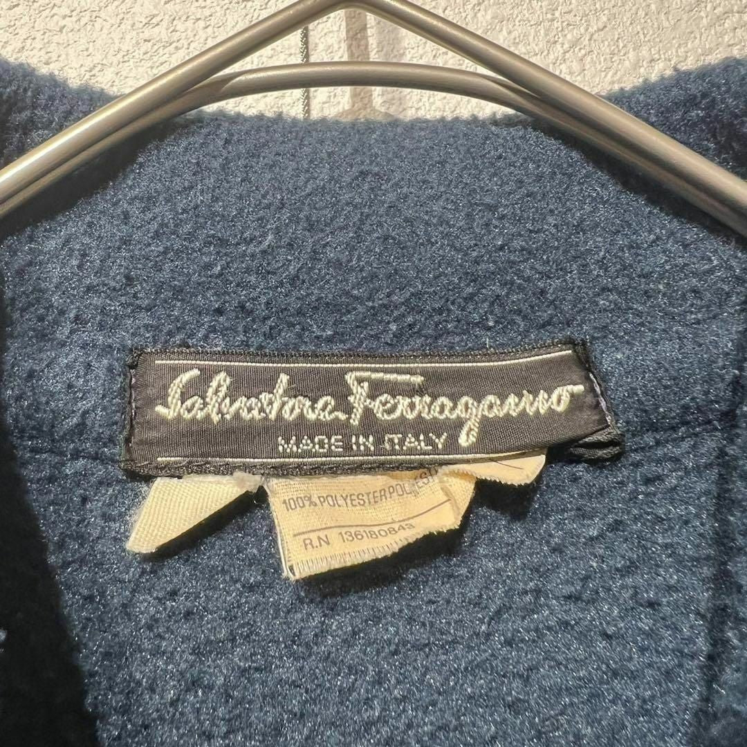 Salvatore Ferragamo Gancini fleece design jacket