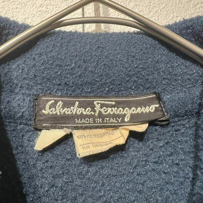 Salvatore Ferragamo Gancini fleece design jacket
