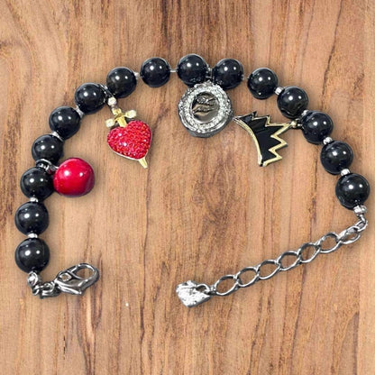 Disney Swarovski Villains Bracelet Evil Queen Charms Halloween Special