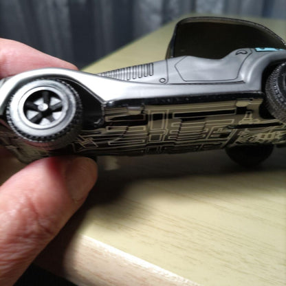 Tinplate classic car like Morgan, made in Japan, about 40 years ago, Showa