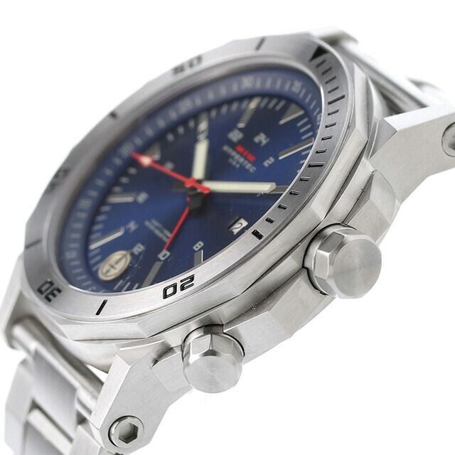 MTM H-61 Quartz Men Wristwatch MTM H61-SSL-BLUE-MBSS Analog Blue New With Box