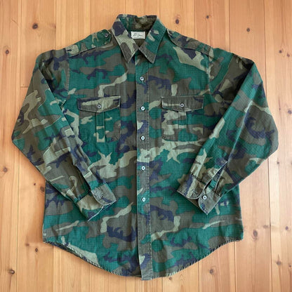 L.L.Bean Military Cursive Ripstop Shirt 44.5" Shoulder Width, Deadstock