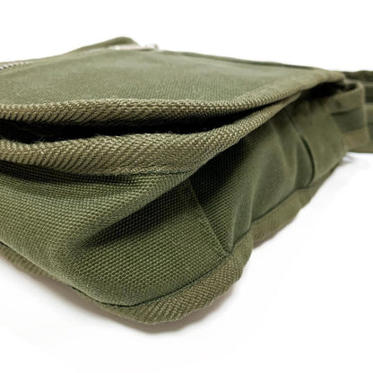 Authentic marimekko Mini Shoulder Bag Messenger Bag Olive Green Women Unisex