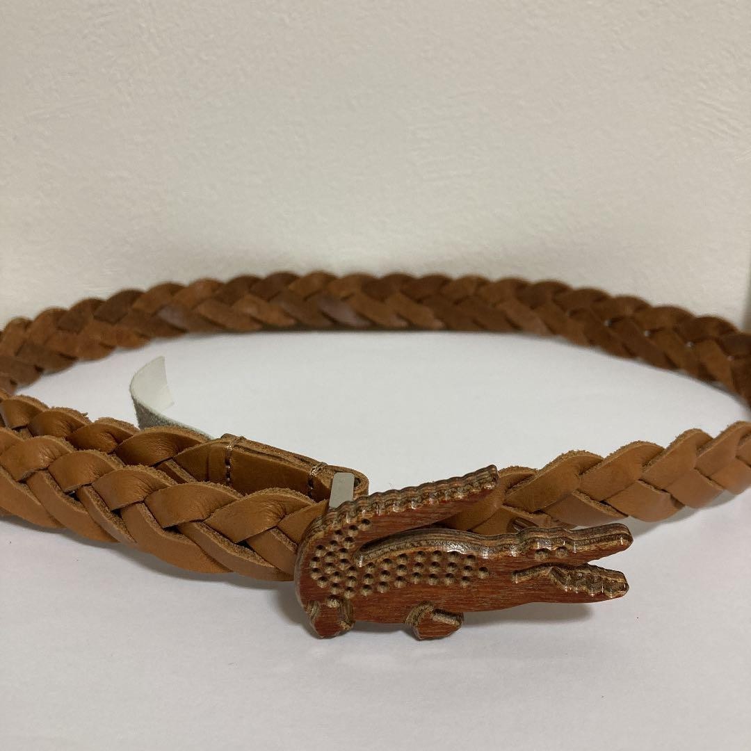LACOSTE Women Rare Belt Crocoste Limited Edition VHTF Popular Products Sophistic