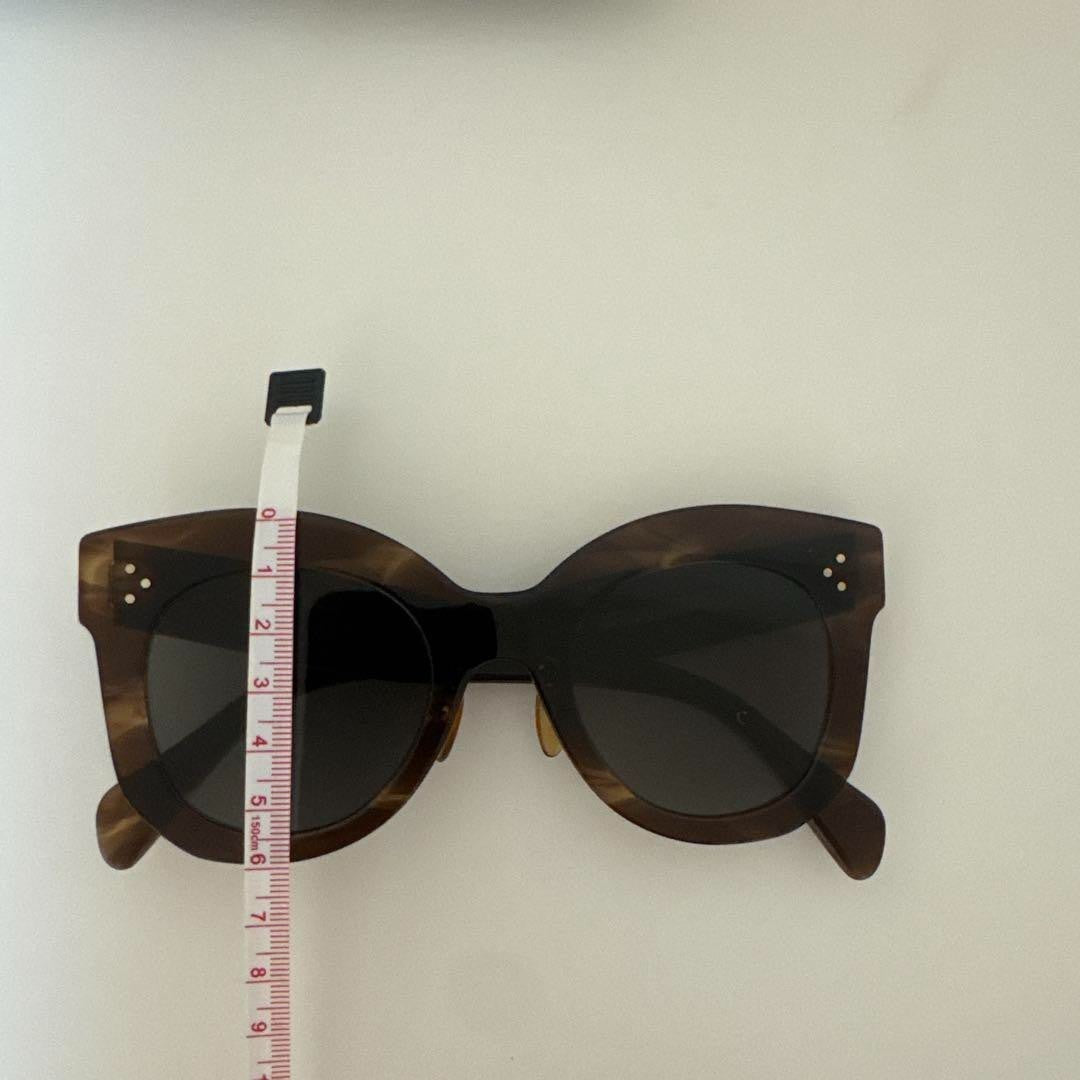 CELINE Brown Cat-Eye Sunglasses