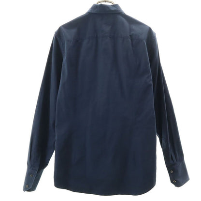 MIUMIU made in Italy Long sleeve Button down shirt 38/15 blue Men's