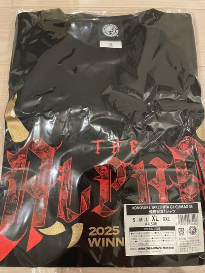 NJPW KONOSUKE TAKESHITA G1 Climax 35 T-Shirt Unopened Rare New