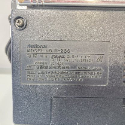 National Panasonic Compact Radio R-266 Showa Retro