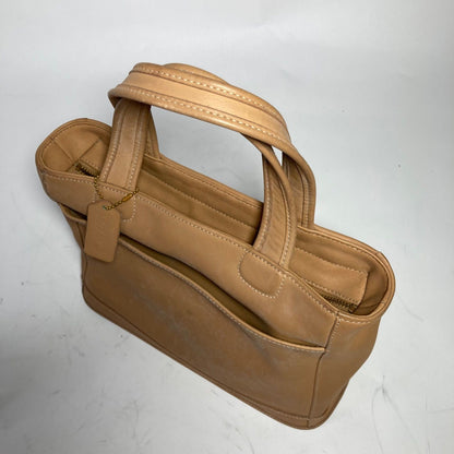 Coach 9303 Bleecker Tan Beige Leather Shoulder Tote Bag Purse from Japan