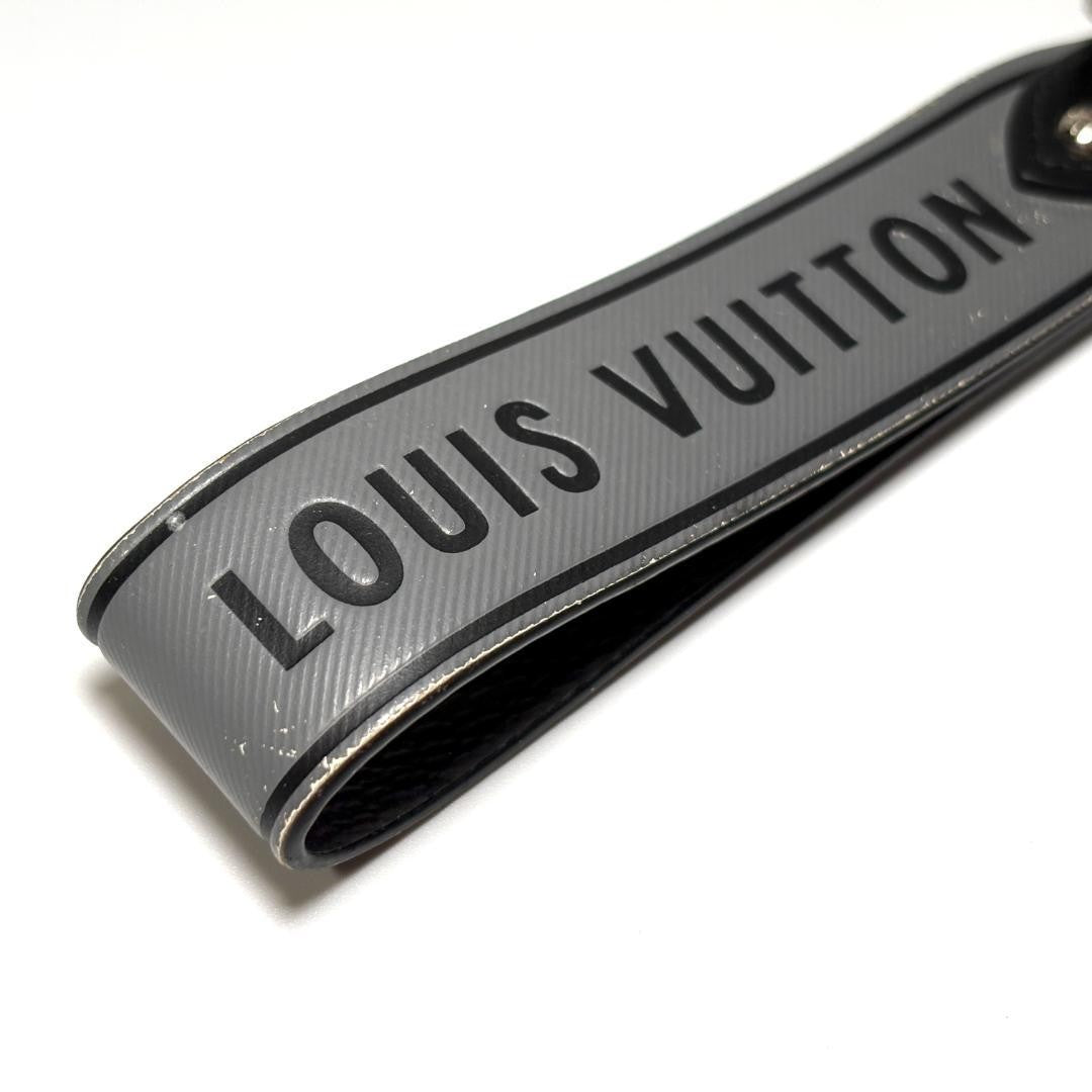 LOUIS VUITTON Monogram Eclipse Reverse Key Holder Capital LV M00337 Auth 121488