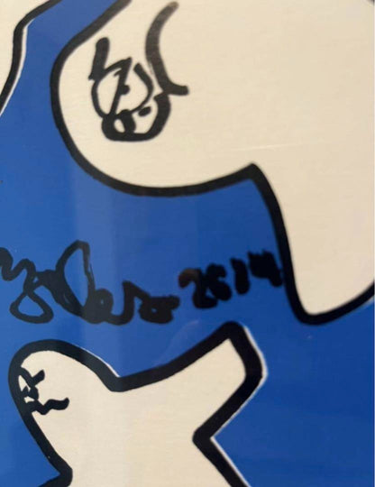 mark gonzales print supreme kaws edition 40 silkscreen