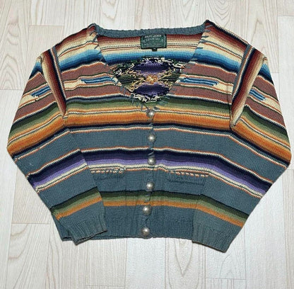 Vintage 80s 90s Limited Line Ralph Lauren Country Cardigan Size M good