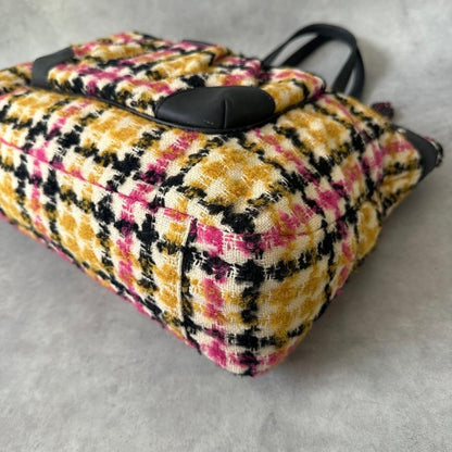 Coach Tote Bag All-over Print Canvas Leather Multicolor Women's Ships