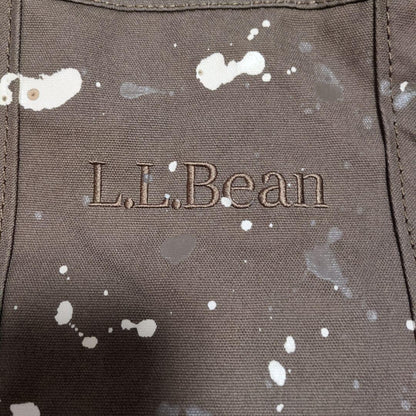 L.L.Bean Tote Bag Canvas Brown All-over Pattern from JP