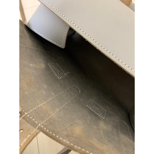 GRAFEA Gray Handbag Satchel Shoulder Bag USED Purse in Good Condition
