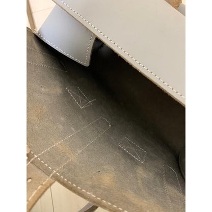 GRAFEA Gray Handbag Satchel Shoulder Bag USED Purse in Good Condition