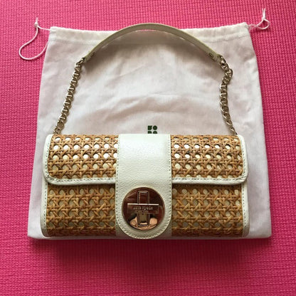 Kate Spade Clutch Bag Shoulder Bag Beige