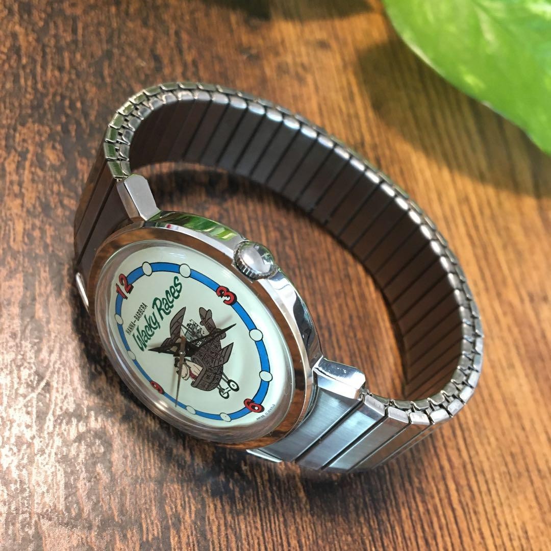 Wacky Races Analog Manual Men Rare Retro Kenken Watch (Hand-Wind) Vintage