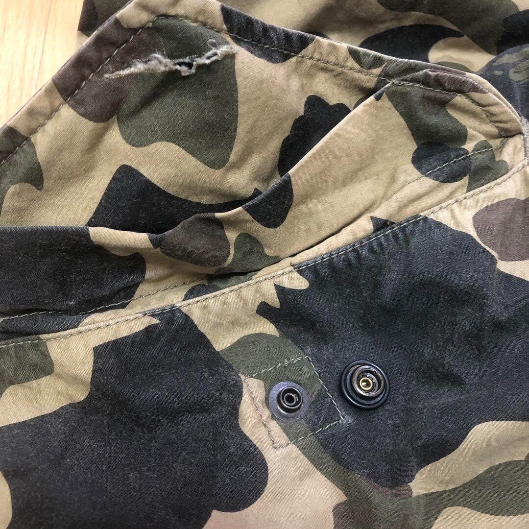 BAPE A BATHING APE Mod Coat Military Coat Camouflage
