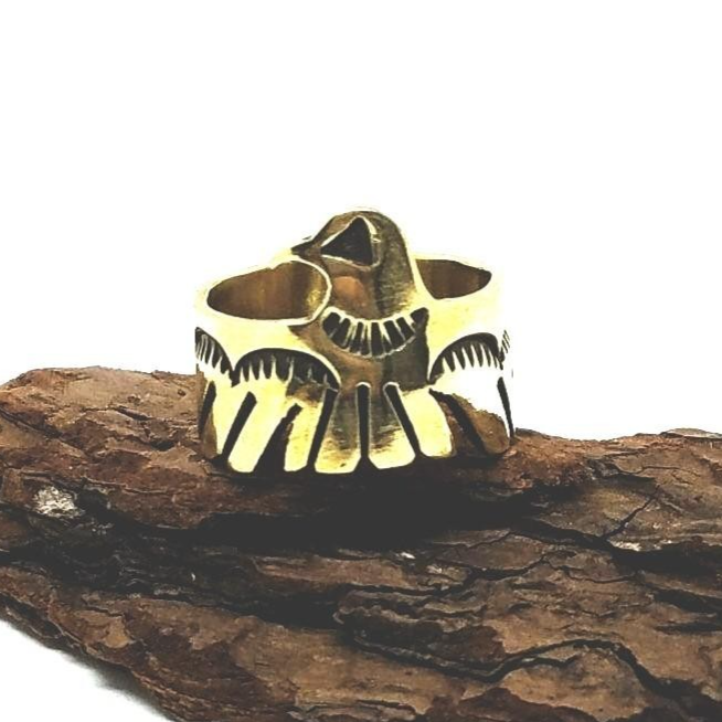 Thunderbird Stampwork Ring