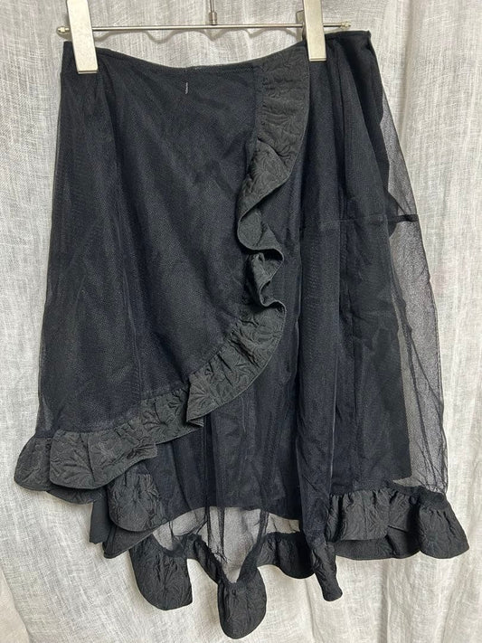Simone rocha Flower Jacquard Frill Tulle Skirt UK 8