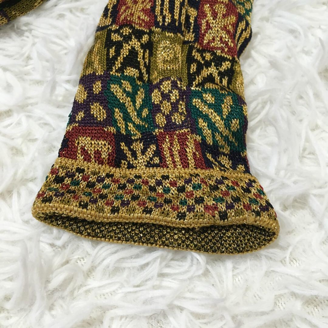 Missoni Women M Orange Tag All-Over Pattern Setup Gold geometric pattern Italy