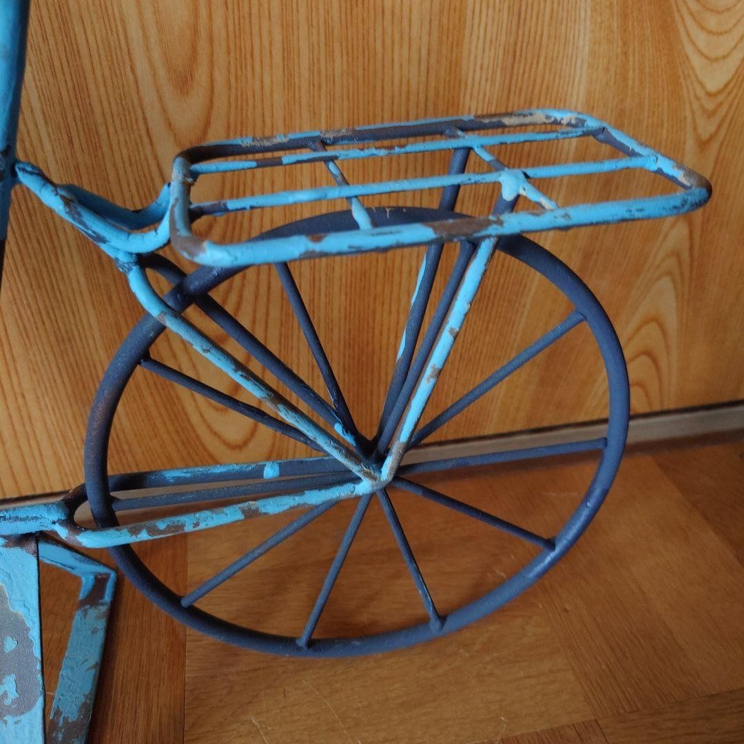 Sciens Bike Bicycle-shaped ornament Tin bicycle-shaped ornament Flower pot