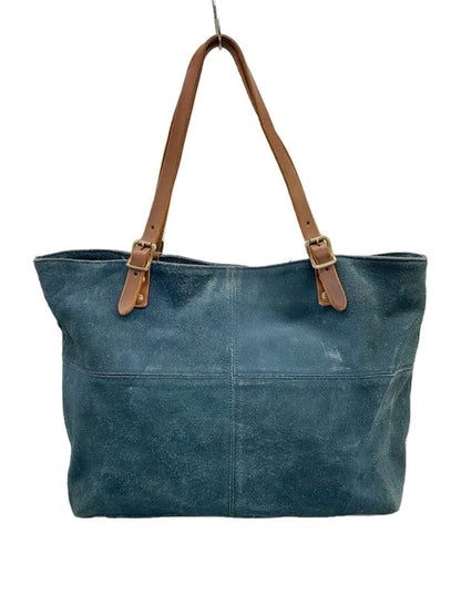 Butler Verner Sails suede bag cowhide blue slightly used from Japan