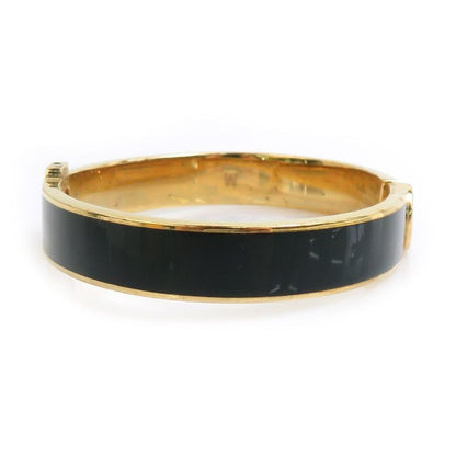 Auth FENDI Bangle Bracelet Black/Pink/Gold Metal - 56003a