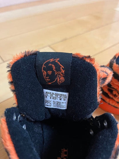adidas Jeremy Scott Tiger High-Top Sneakers, Kids Size US 7K Made in Indonesia